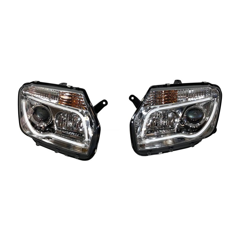 Set Of Headlamps Day Light Dacia Duster 10
