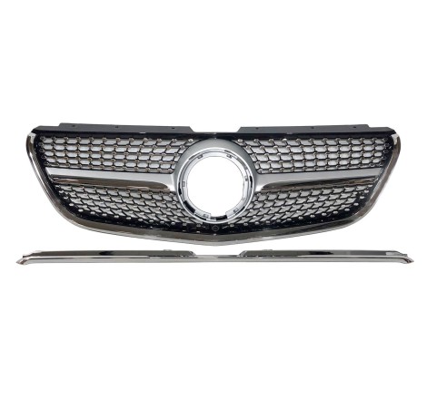 Parrilla Mercedes Vito W447 2022+ Look Diamond