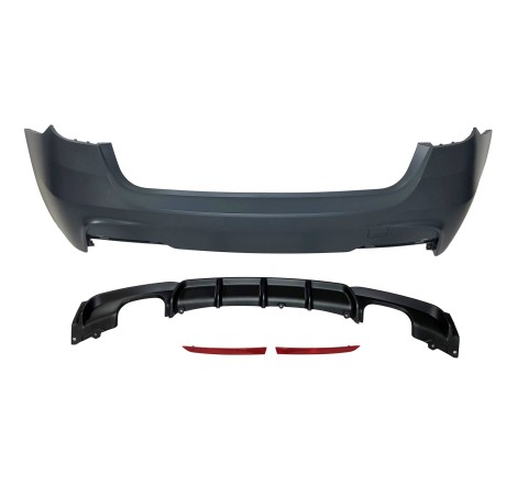 Paraurti Posteriore BMW F31 Look M Performance 2 Uscite doppio