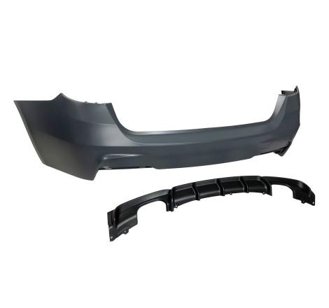 Pare-Choc Arrière BMW F31 Look M Performance 2 Sortie double
