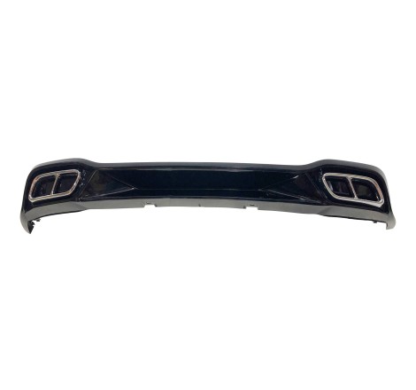 Difusor Trasero Volkswagen Golf 8 2019-2023 Negro brillante Look RLine