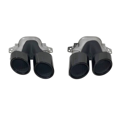 Terminali Di Uscita Di Scarico Mercedes W177 / V177 Black Look A45