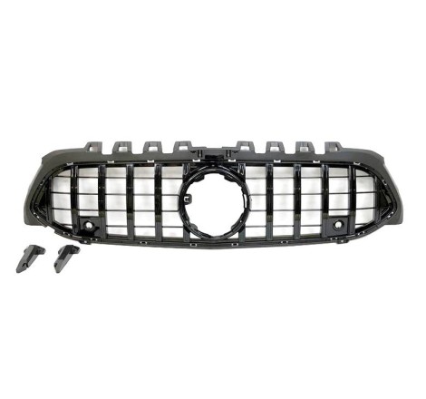 Calandre Mercedes W177 / V177 Look GTR Caméra 360 Noir brillant