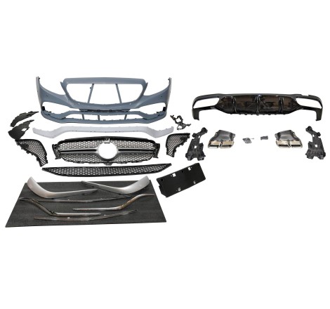 KIT ESTETICI MERCEDES W213 4 porte / Estate 2016-2019 look AMG E63
