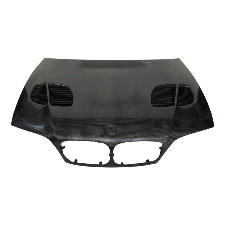 Capot Carbone BMW E46 '02-06 2P. Look M3 GTR C/T