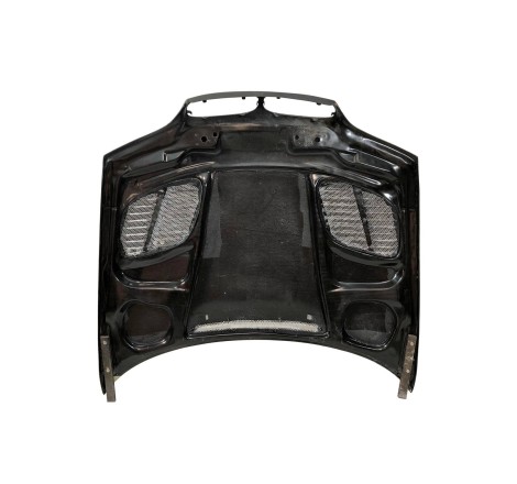 Capot Carbone BMW E46 '02-06 2P. Look M3 GTR C/T