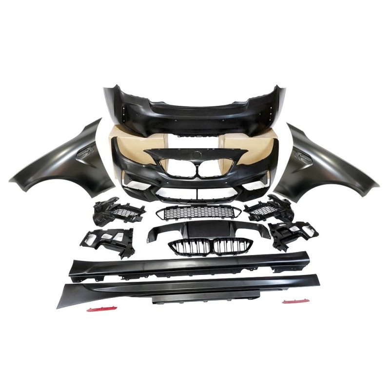 Kit De Carrosserie BMW F22 / F23 2013-2019 Élargi Look M2 Competition