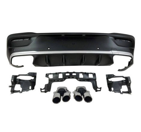 Diffusore Posteriore Mercedes C167 GLE 2020 Terminali Look E53