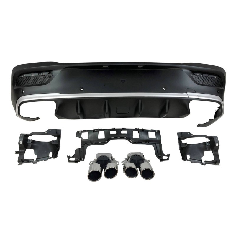 Diffusore Posteriore Mercedes C167 GLE 2020 Terminali Look E53