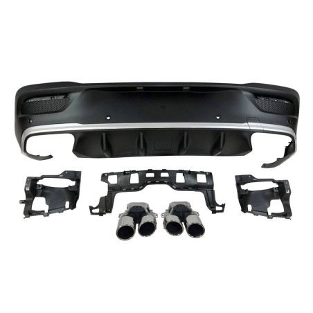 Diffusore Posteriore Mercedes C167 GLE 2020 Terminali Look E53