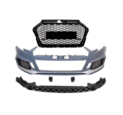 Paraurti Anteriori Audi A3 2016-2019 4 Portes Look RS3