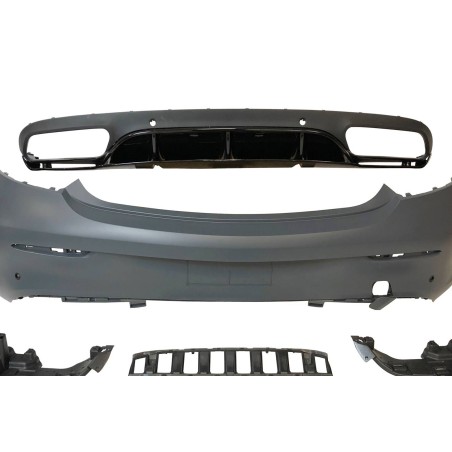 Pare-Choc Arrière Mercedes W205 Coupe 2014-2020 Look C63