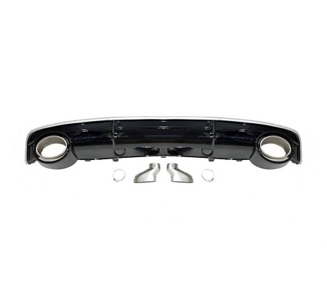 Difusor Trasero Audi A7 2015-2018 Look RS7 ABS
