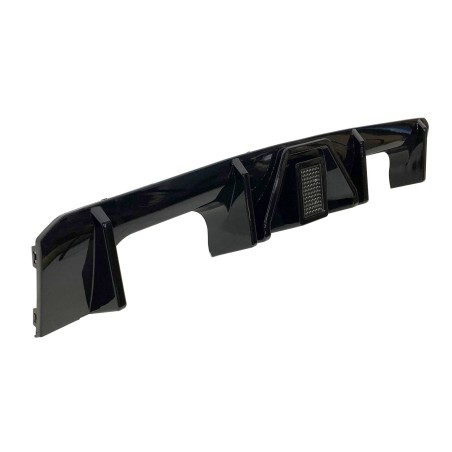 Diffusore Posteriore BMW G80 / G82 look M Performance Nero lucido Luce freno a led