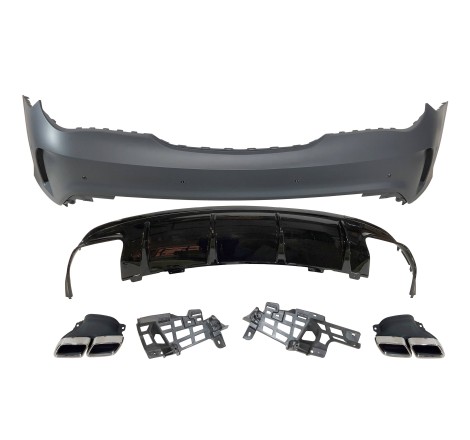 Paraurti Posteriore Mercedes W117 2013-2018 LCI 4P / SW Look AMG A45