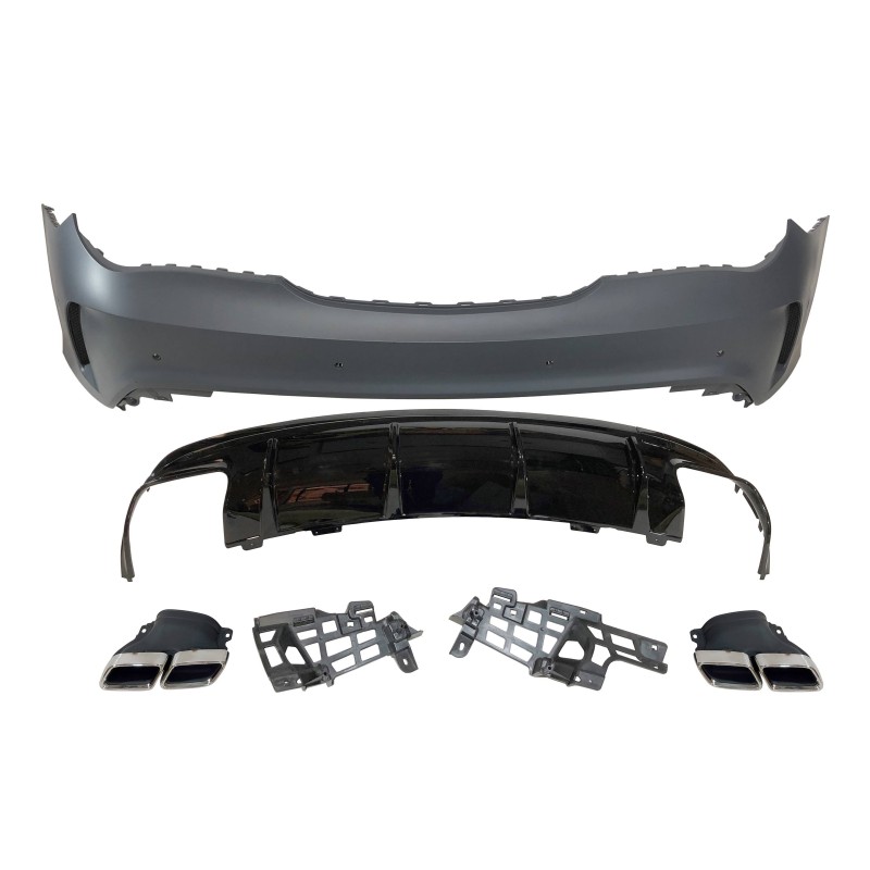 Paraurti Posteriore Mercedes W117 2013-2018 LCI 4P / SW Look AMG A45