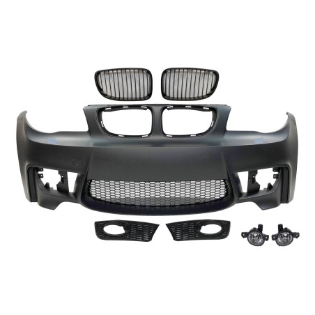Pare-choc avant BMW E82/E88/E87/E81  Look M1 05-11 ANTIBROUILLARD