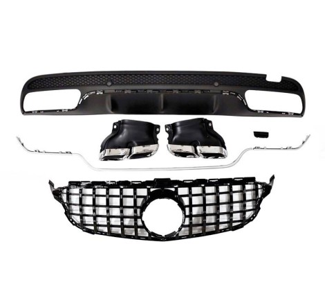 Kit De Carrosserie Mercedes W205 2014-2018 4P / SW AMG Look C63
