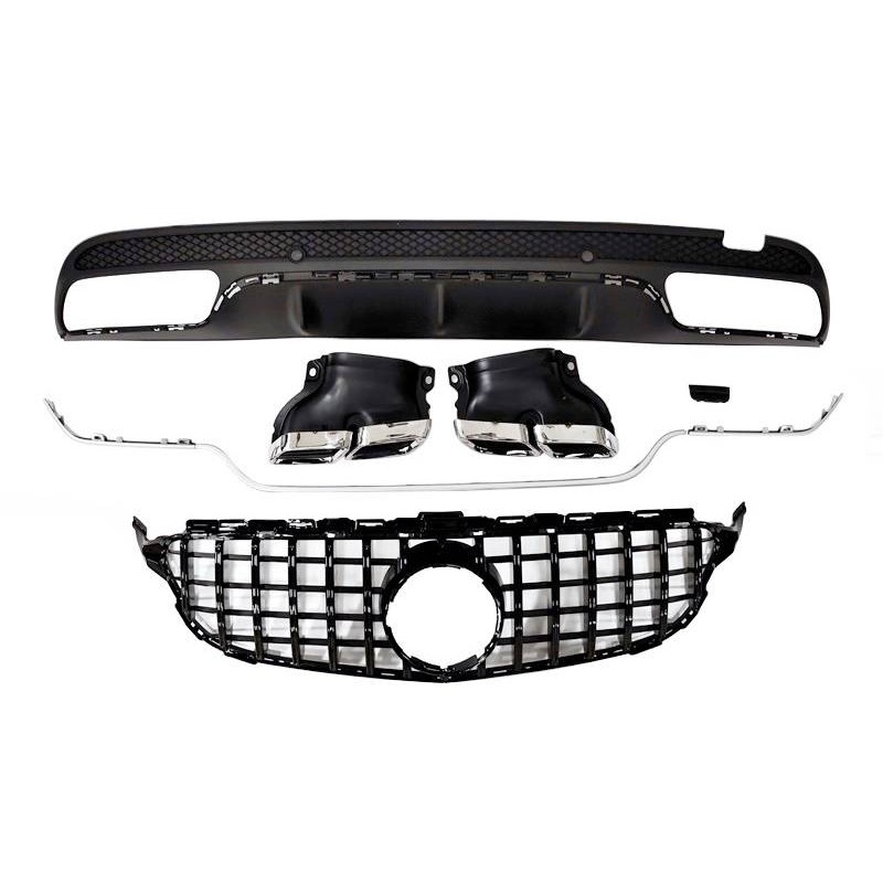 Kit De Carrosserie Mercedes W205 2014-2018 4P / SW AMG Look C63