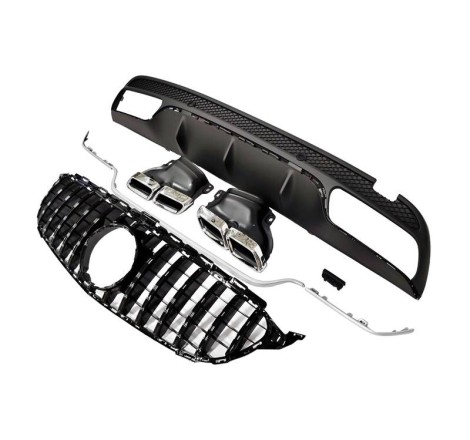 Kit De Carrosserie Mercedes W205 2014-2018 4P / SW AMG Look C63