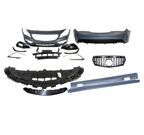 Kit Estetici Mercedes W117 13-16 4P / SW LCI Look AMG A45 Griglia