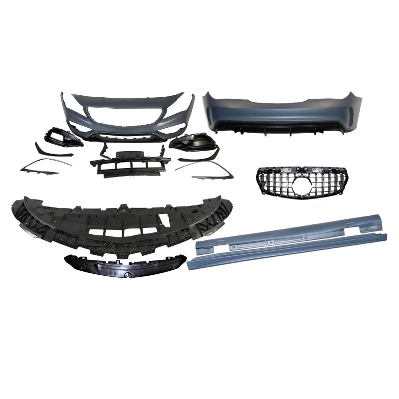 Kit Estetici Mercedes W117 13-16 4P / SW LCI Look AMG A45 Griglia