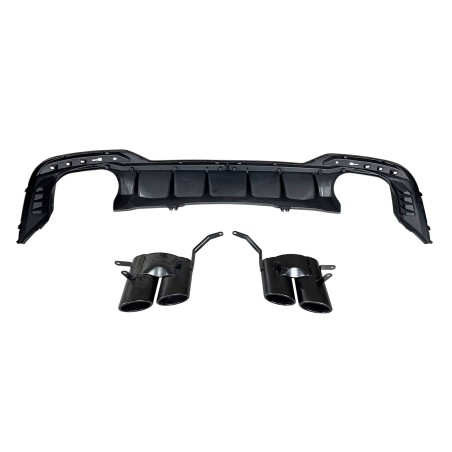 Diffusore Posteriore Audi A4 2020+ Look RS4 Black