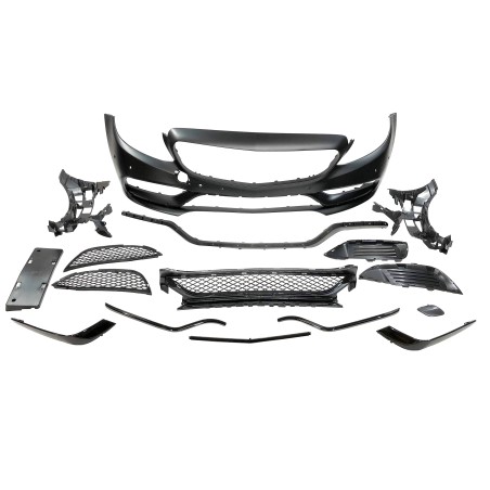 Paraurti Anteriore Mercedes W205 2014-2018 Coupe / 4P / SW look AMG C63