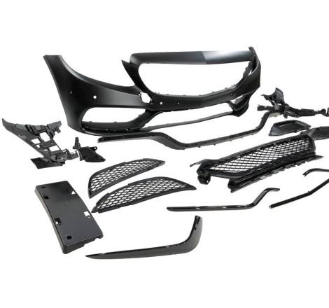 Paraurti Anteriore Mercedes W205 2014-2018 Coupe / 4P / SW look AMG C63