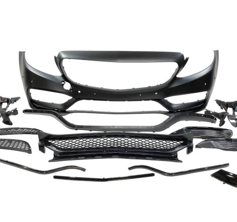 Paraurti Anteriore Mercedes W205 2014-2018 Coupe / 4P / SW look AMG C63