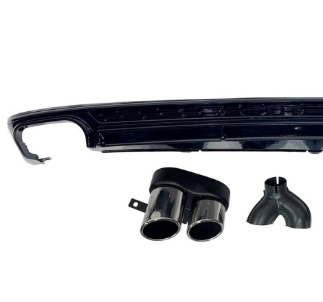 Diffusore Posteriore Audi A6 / A6 Avant C8 Look S6