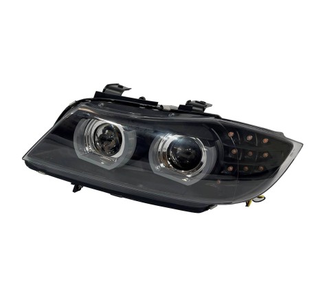 Faros Delanteros Luz De Dia BMW E90 '09-11 Xenon DRL Black