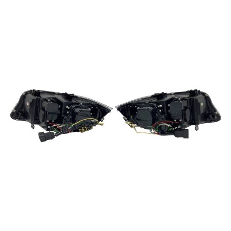 Faros Delanteros Luz De Dia BMW E90 '09-11 Xenon DRL Black