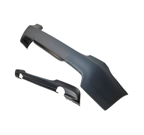 Rear Bumper BMW E90 Look M-Tech double exhaust