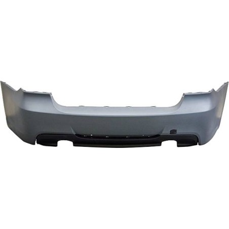 Rear Bumper BMW E90 Look M-Tech double exhaust