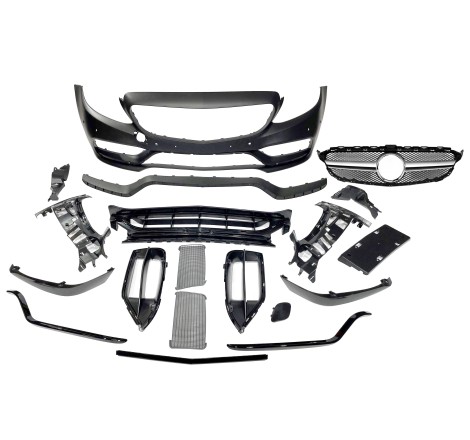 Paraurti Anteriore Mercedes W205 2014-2018 Coupe / 4P / SW look AMG C63