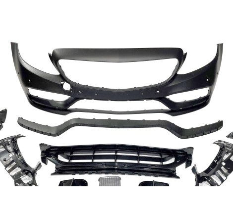 Paraurti Anteriore Mercedes W205 2014-2018 Coupe / 4P / SW look AMG C63