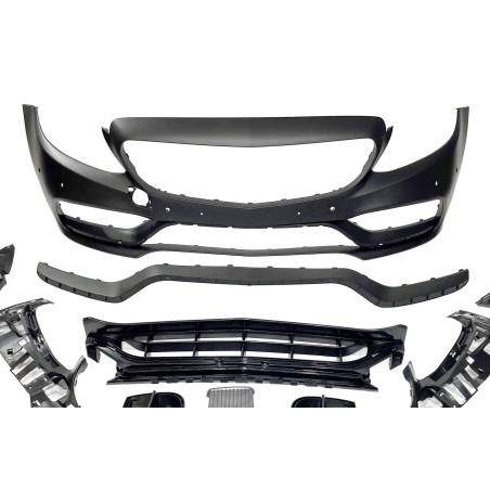 Paraurti Anteriore Mercedes W205 2014-2018 Coupe / 4P / SW look AMG C63