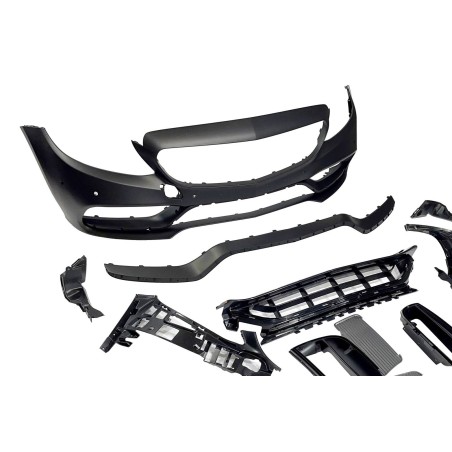 Paraurti Anteriore Mercedes W205 2014-2018 Coupe / 4P / SW look AMG C63