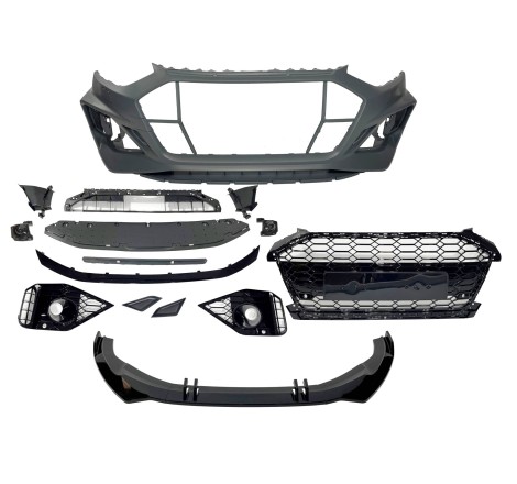 Paraurti Anteriore Audi A4 2020+ Look RS4 Spoiler Anteriore