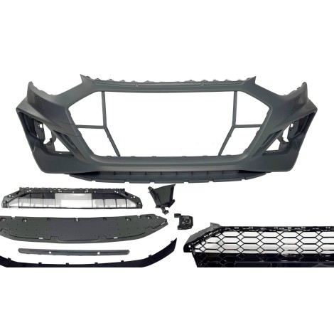 Pare-Choc Avant Audi A4 2020+ Look RS4 Déflecteur Avant