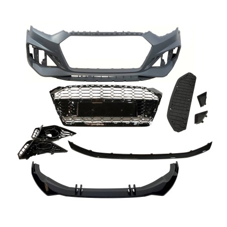 Paraurti Anteriore Audi A5 Sportback/ Coupe/ Cabriolet 2020+ Look RS5 Spoiler Anteriore