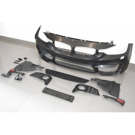 PARAURTI ANTERIORE BMW F30 / F31 LOOK M-TECH ABS ALLOGGI FENDINEBBIA