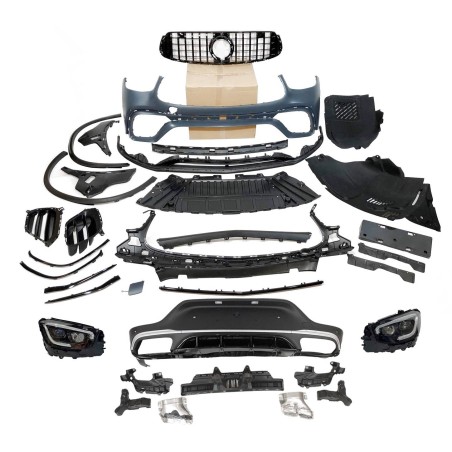 Kit Estetici Mercedes GLC X253 COUPE 2016-2019 Look 2020 GLC63