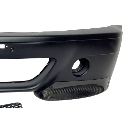 Paragolpes Delantero BMW E46 Look M3 ABS C/Punteras Carbono Look CSL