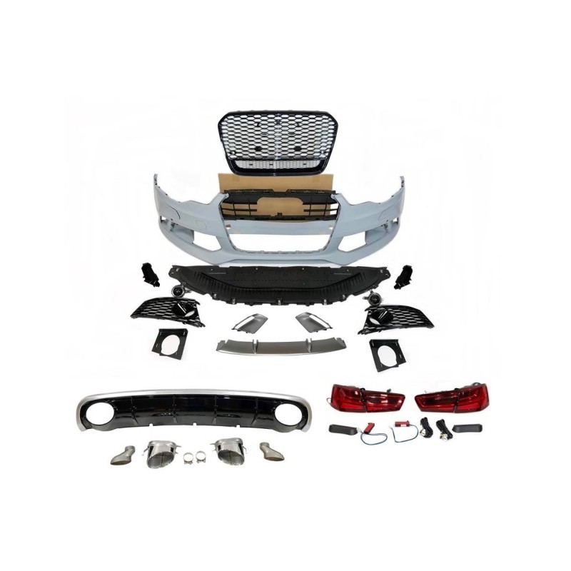 Kit Estetici Audi A6 C7 Sedan 2011-2014 Look RS6