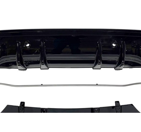 Difusor Trasero Mercedes W205 2019 4P / SW Look C63 ABS