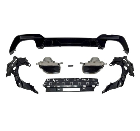 Diffuseur Arrière BMW G20 / G21 340 Look M Performance Noir brillant