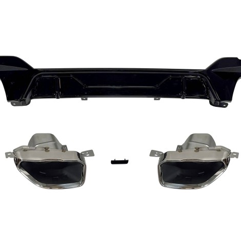 Diffuseur Arrière BMW G20 / G21 340 Look M Performance Noir brillant