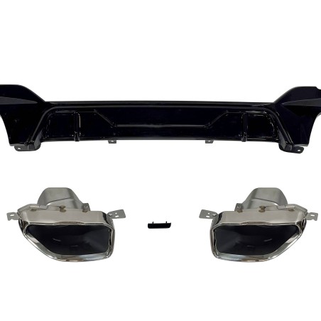 Diffuseur Arrière BMW G20 / G21 340 Look M Performance Noir brillant